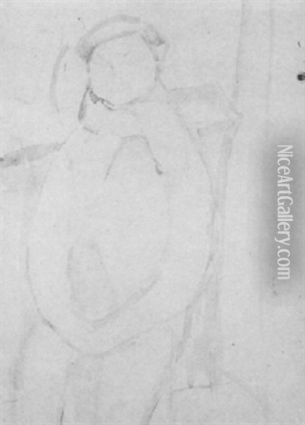 Garcon A L'echarpe Oil Painting - Amedeo Modigliani