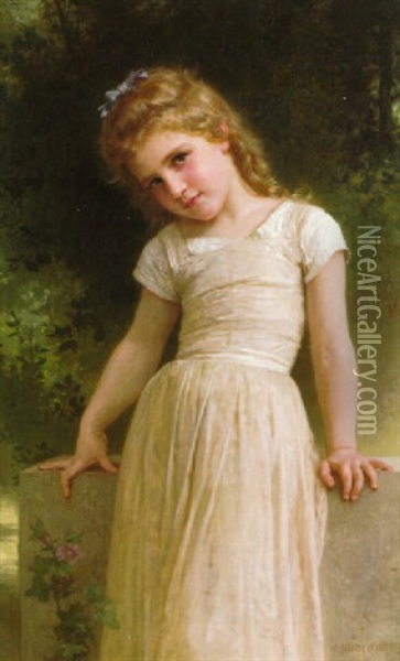 Espieglerie Oil Painting - William-Adolphe Bouguereau