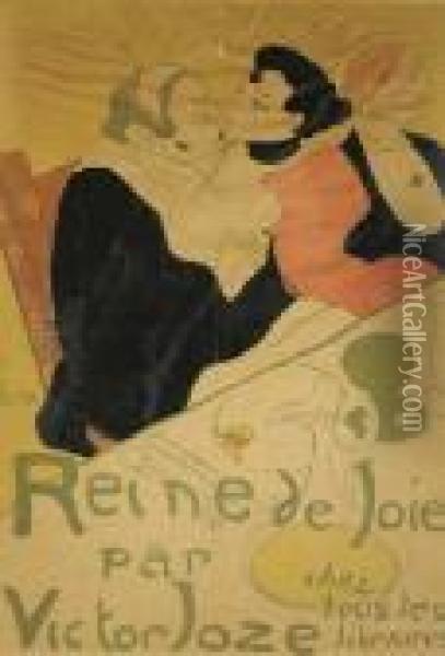 Reine De Joie (delteil 342; Wittrock P3; Adriani 5) Oil Painting - Henri De Toulouse-Lautrec