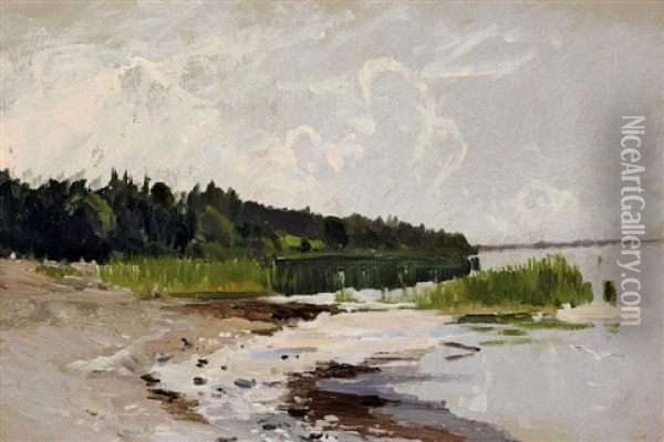 Am Starnberger See Oil Painting - Richard Von Poschinger