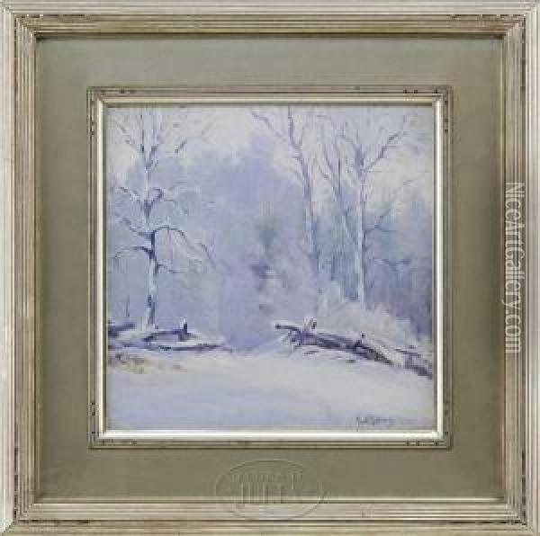 The Snow Storm Oil Painting - Paul Saling