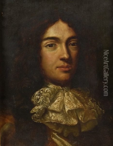 Portrait D'homme De Qualite Oil Painting - Jakob Ferdinand Voet