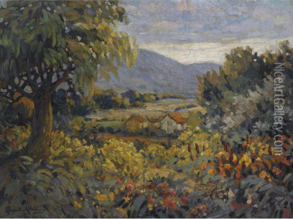 Landscape In Bloom Oil Painting - Alexander Altmann