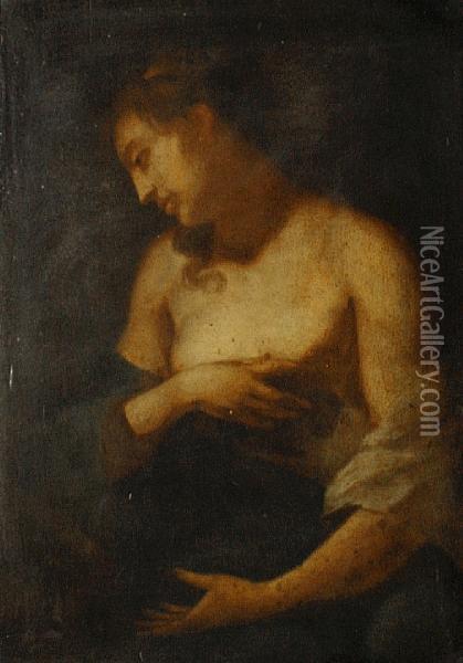 Study For A Mythological Figure Oil Painting - Francesco Trevisani