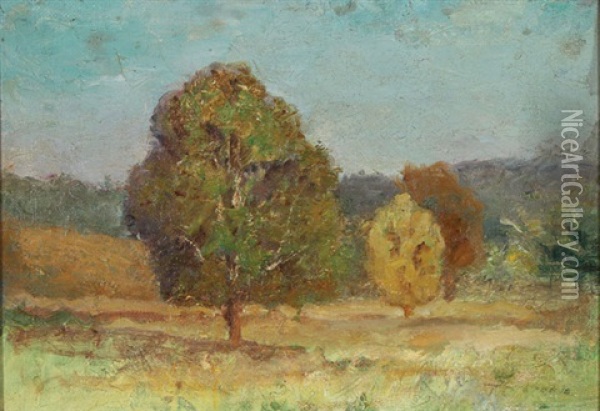 Summer Landscape Oil Painting - Theodore Clement Steele