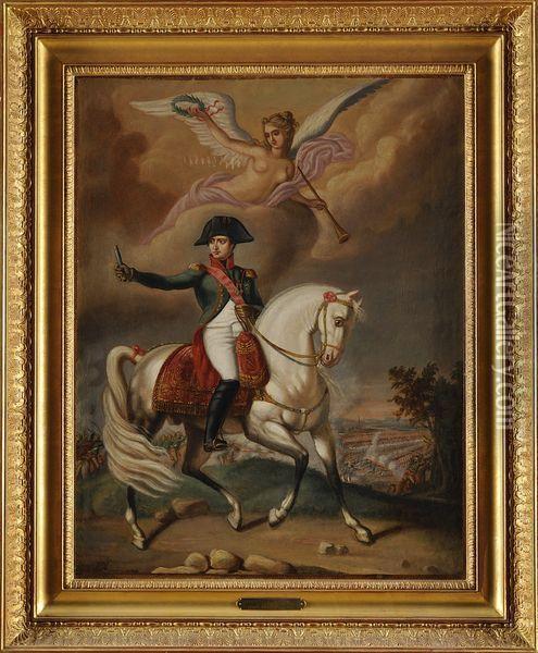 L'apotheose De L'empereur Napoleon 1er Oil Painting - Joseph Chabord
