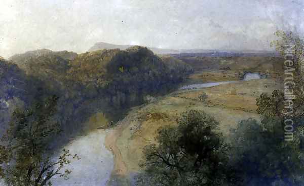 The Ribble from Red Seat Oil Painting - James Baker Pyne
