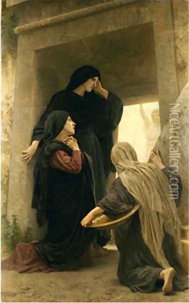 Three Marys at the Tomb Oil Painting - William-Adolphe Bouguereau