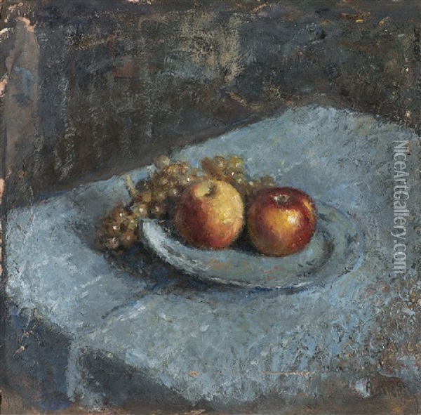 Piattino Di Frutta Oil Painting - Arturo Rietti