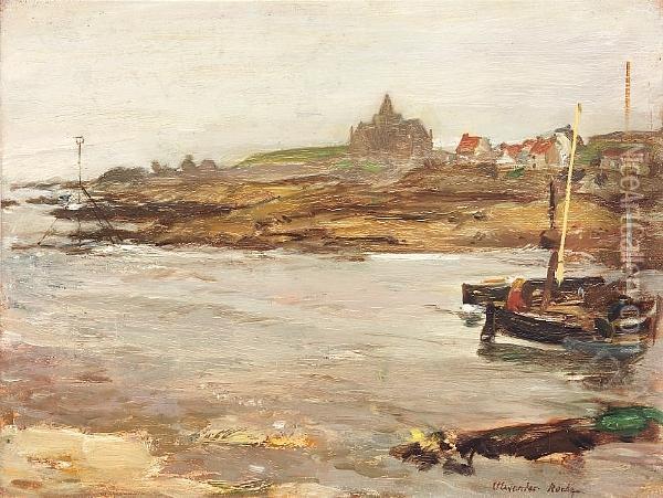 Fishing Boats, St Monan's Oil Painting - Alexander Ignatius Roche