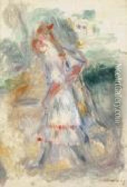 Les Fillettes Oil Painting - Pierre Auguste Renoir