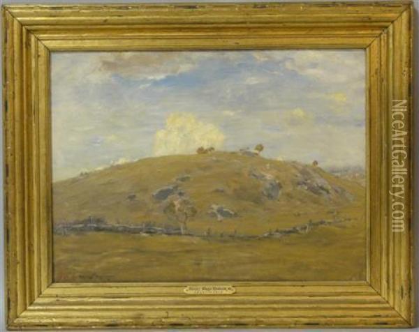 Hill Landscape Oil Painting - Henry Ward Ranger