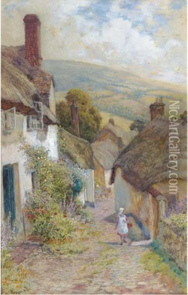 On The Way Home Oil Painting - Arthur Claude Strachan