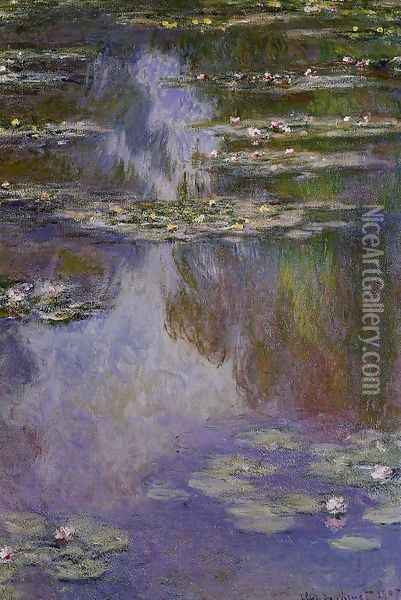 Water-Lilies 9 Oil Painting - Claude Oscar Monet