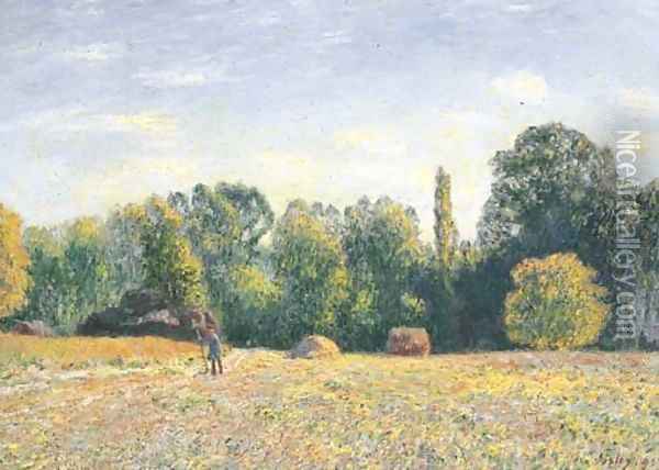 Lisiere de foret Oil Painting - Alfred Sisley
