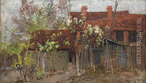 Garten Im Fruhling Oil Painting - Elisabeth Von Eicken