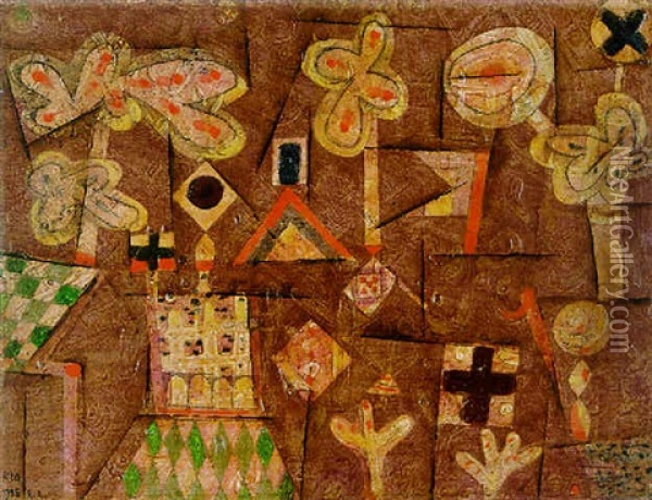 Lebkuchenbild Oil Painting - Paul Klee