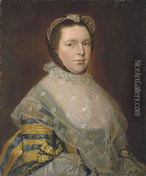 Portrait of Mrs Thomas Prowse Oil Painting - Thomas Gainsborough