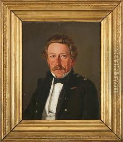 Portrait Oil Painting - Constantin Hansen