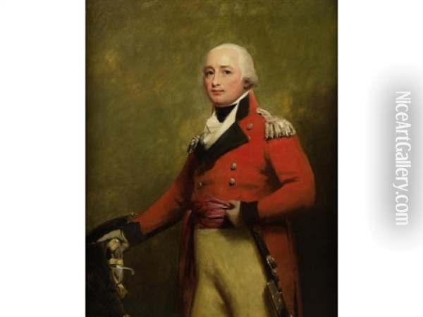 Portrait Of Major Robert Mcgregor Oil Painting - Sir Henry Raeburn