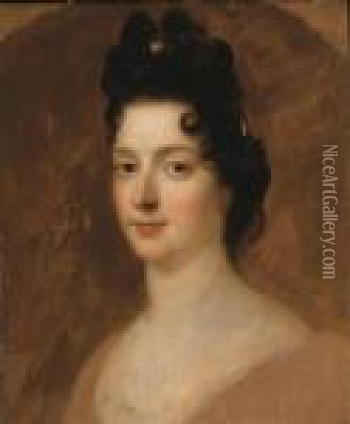 Portrait De Femme Oil Painting - Francois de Troy