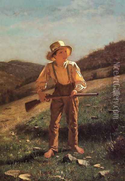 The Anxious Moment Oil Painting - John George Brown