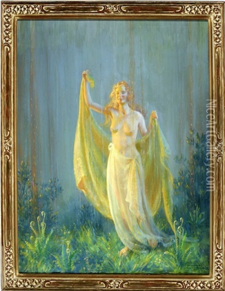 The Penitent Magdalene Oil Painting - Charles Courtney Curran