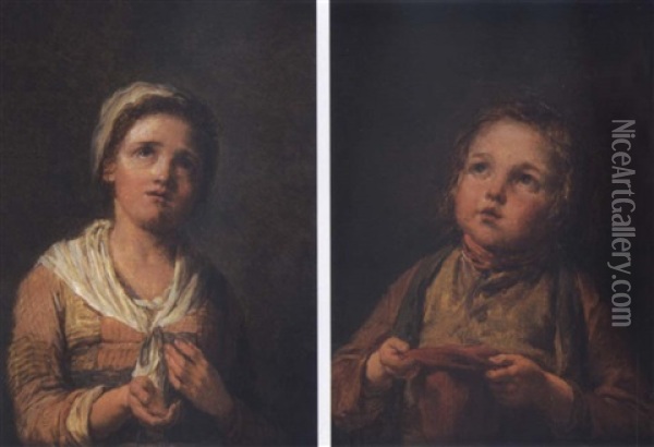 Boy Beggar Oil Painting - Nicolas Bernard Lepicie