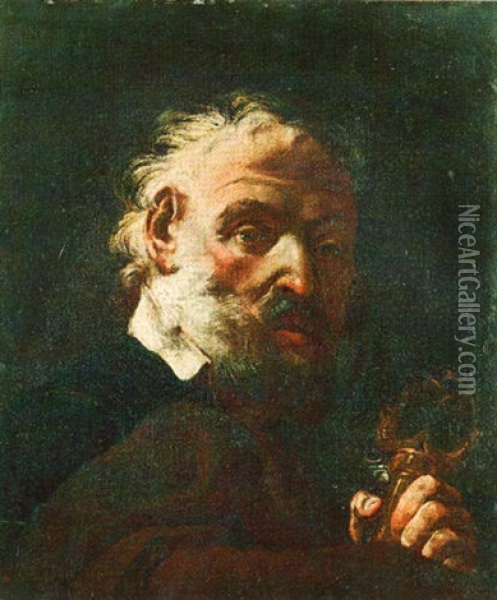 St. Peter Oil Painting - Giovanni Battista Piazzetta