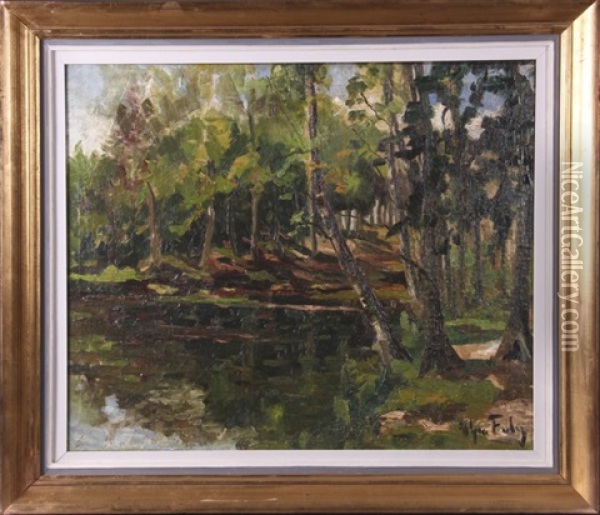 Coin D'ardenne Oil Painting - Elysee Fabry