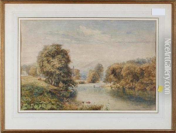 Bolton Abbey Oil Painting - William Nicholson