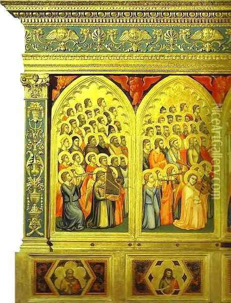Baroncelli Detail 1334 Oil Painting - Giotto Di Bondone