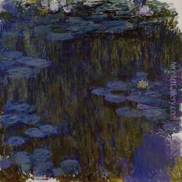 Water-Lilies 49 Oil Painting - Claude Oscar Monet