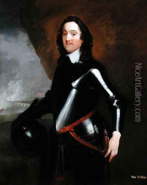 Portrait of Lord Thomas Grey (1623-57) of Groby Oil Painting - John Michael Wright