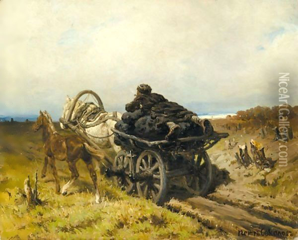 The Journey Home Oil Painting - Pyotr Fyodorovich Sokolov