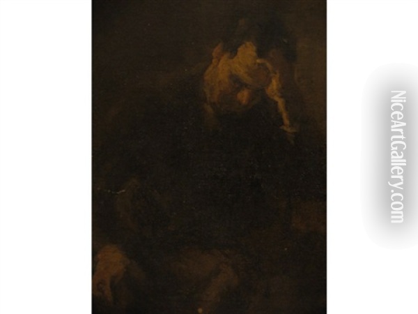 The Thinker Oil Painting - Thomas Eakins