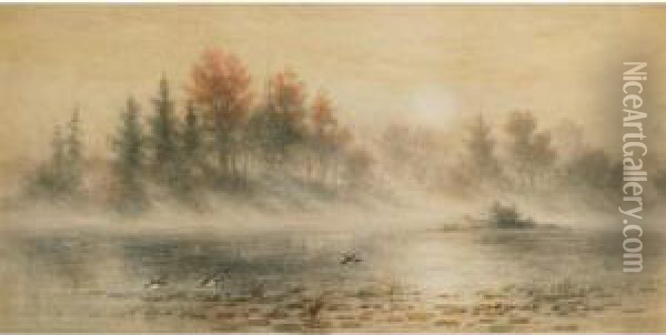 Parry Sound, Morning Oil Painting - Frederick Arthur Verner