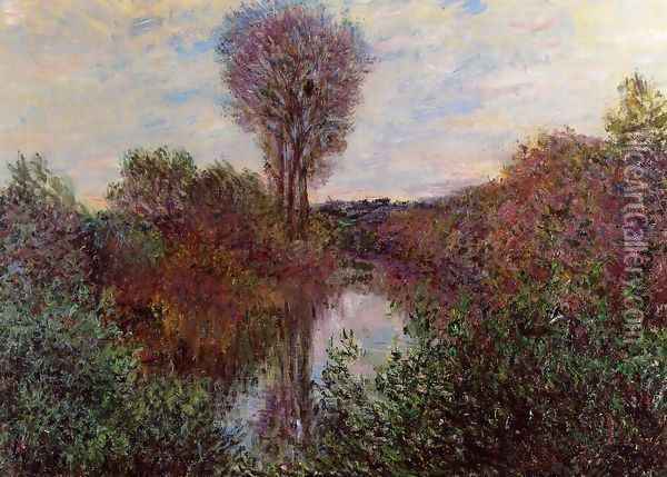 Small Arm Of The Seine At Mosseaux Oil Painting - Claude Oscar Monet