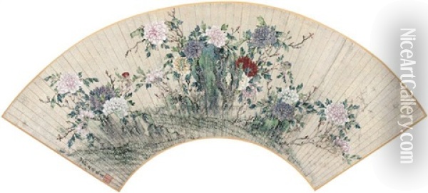 Flowers Oil Painting -  Jiang Tingxi