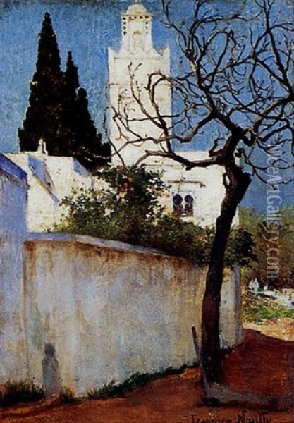 La Mosquee Blanche Oil Painting - Francisque Noailly