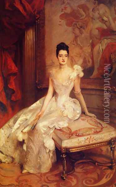 Mrs. Hamilton McKown Twombly (Florence Adele Vanderbilt) Oil Painting - John Singer Sargent
