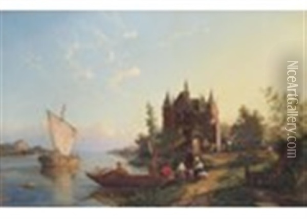 Zonnenbergh, Holland Oil Painting - William Raymond Dommersen