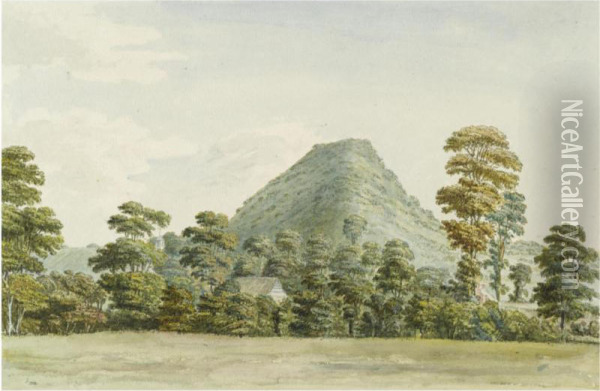 The Wrekin, Shropshire Oil Painting - Moses Griffiths
