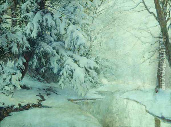 Silent Dawn 1919 Oil Painting - Walter Launt Palmer