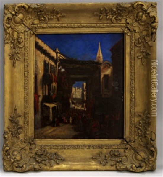 Cairo Oil Painting - William James Mueller