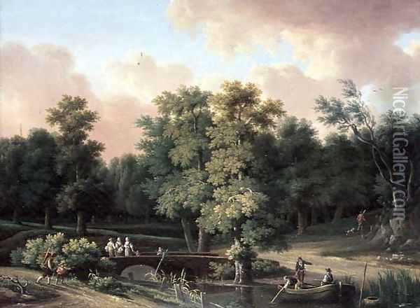 Pastoral Scene Oil Painting - Frans Swagers