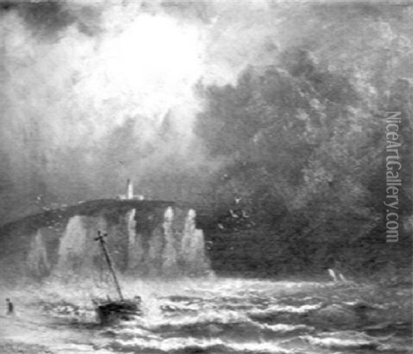 The Wreck Oil Painting - Charles Henry Gifford