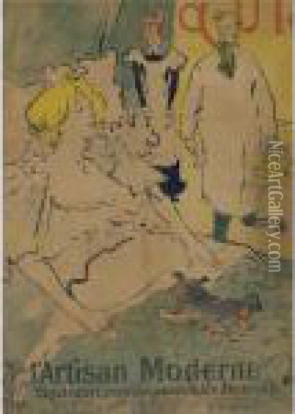 L'artisan Moderne (d. 350; W. P24; Adr. 59) Oil Painting - Henri De Toulouse-Lautrec