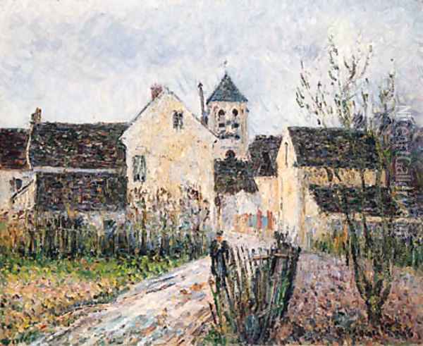 Entrance of the Village of Osny near Pontoise Oil Painting - Gustave Loiseau