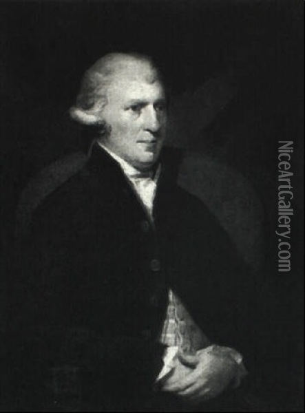 Portrait Of Sir William Pulteney, Bart. Oil Painting - Sir Henry Raeburn